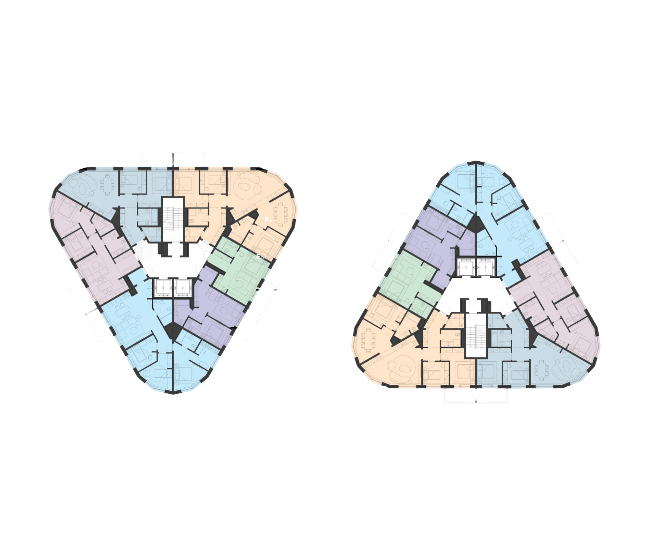 Floors 4–12